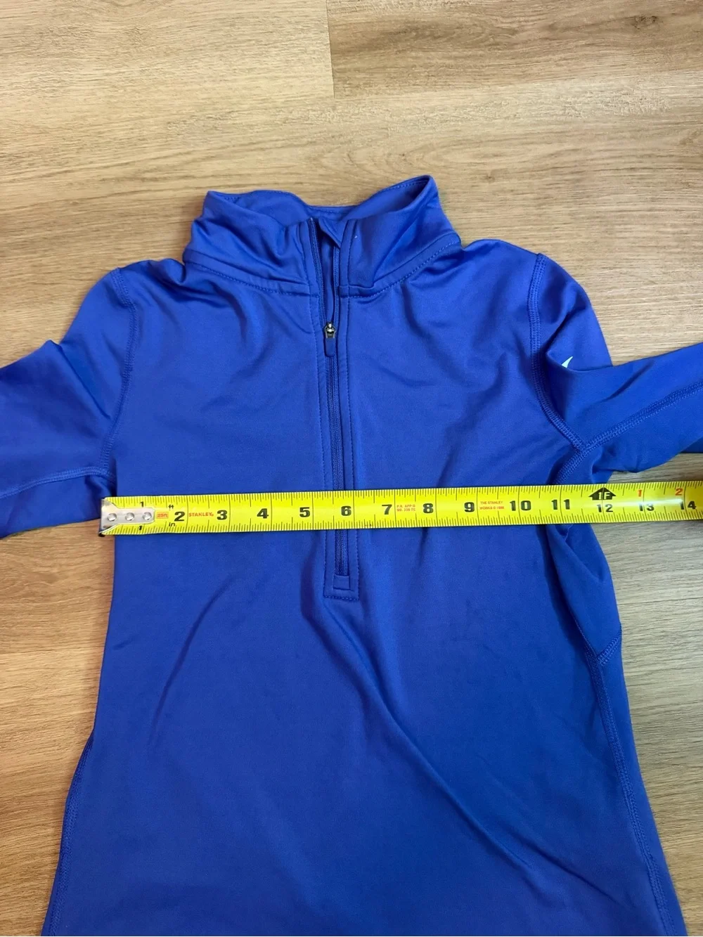 Nike Blue Kids' Half-Zip Performance Top
